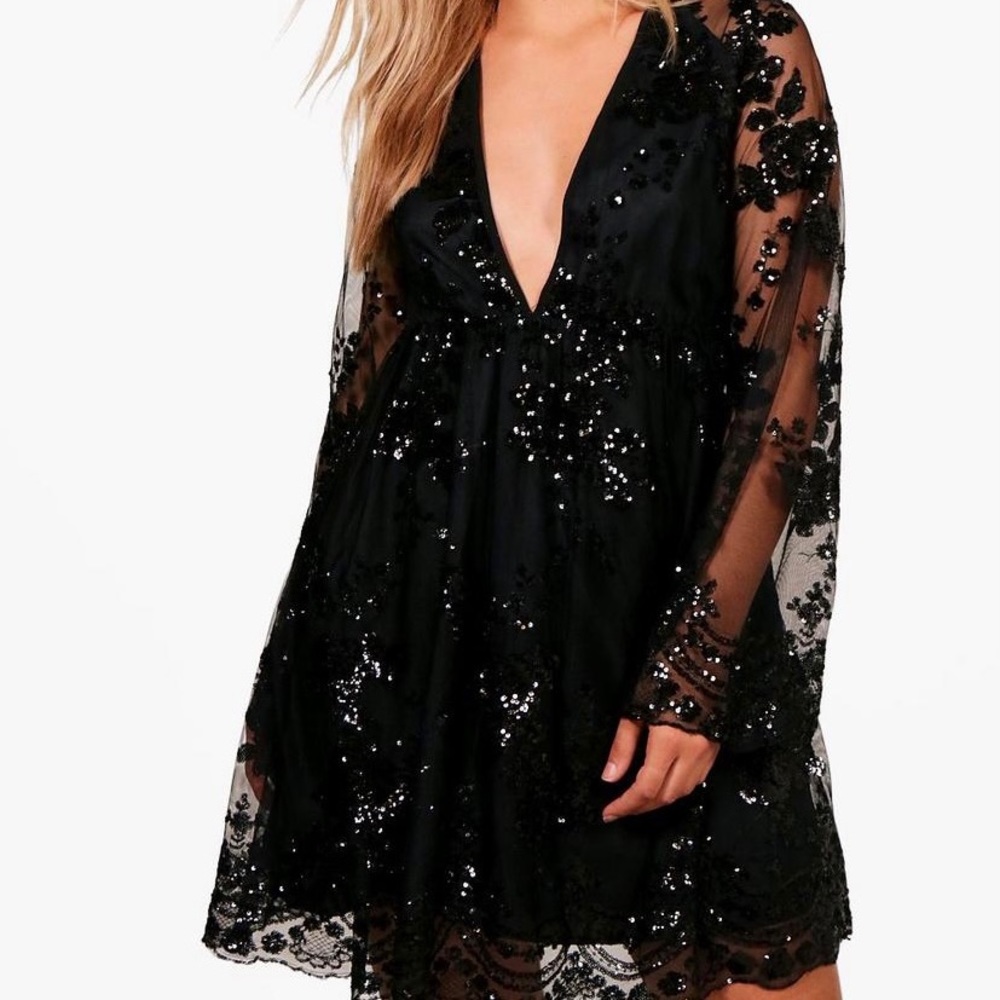 Boohoo Cocktail Lace Dress